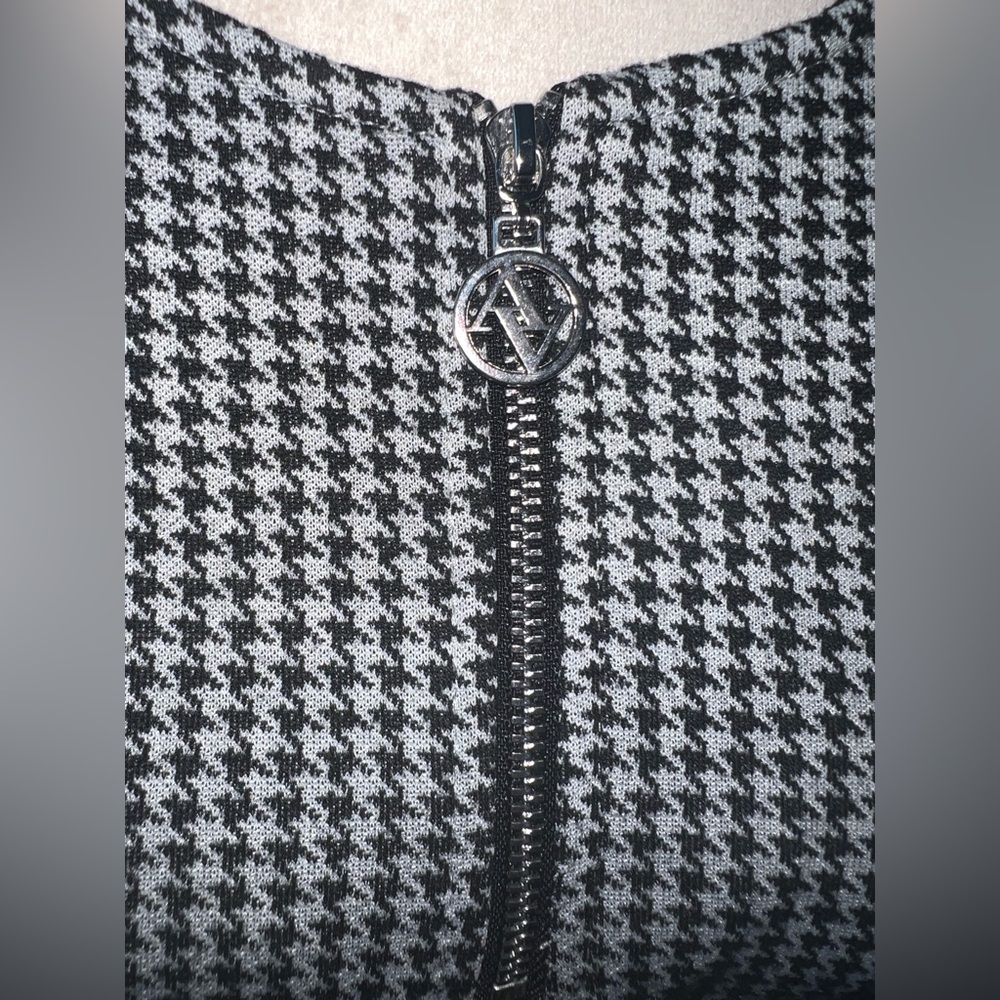 Adrienne Vittadini Houndstooth XL Dress - Picture 3 of 5